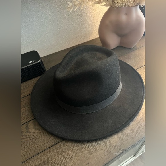 NWT J.Crew Western Hat Grosgrain Trim 100% Wool Hat Sz M-L